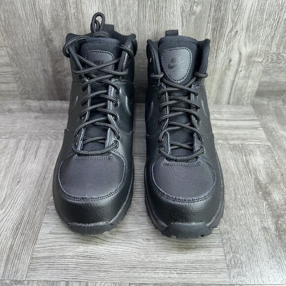 Nike Manoa Youth size 6y Triple Black Boots HF0750-001 - Picture 4 of 8